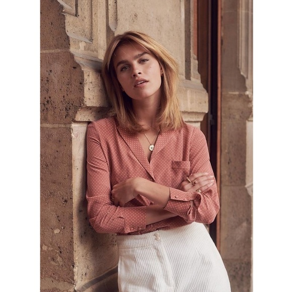 ❌SOLD❌ NWT Sezane Florence Shirt - Picture 2 of 5